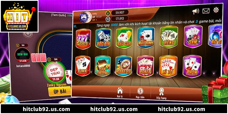 Hitclub - Cổng Game Đổi Thưởng Quốc Tế Uy Tín Số 1 Việt Nam 9 Kho game đổi thưởng đa dạng, được đầu tư chỉnh chu